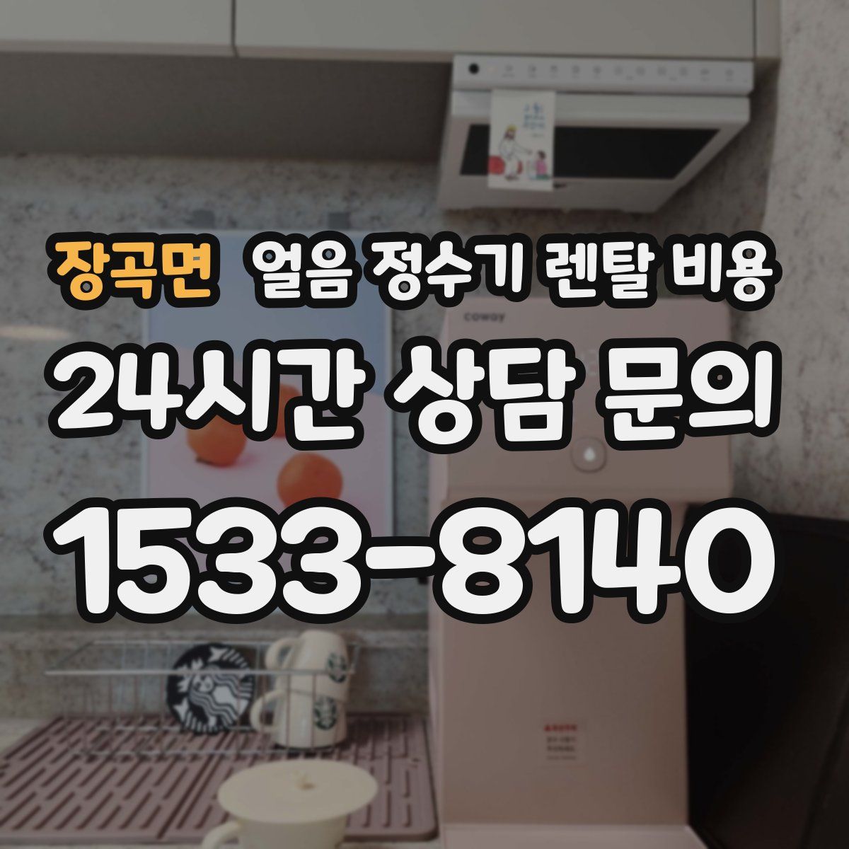 장곡면 얼음 정수기 렌탈 비용