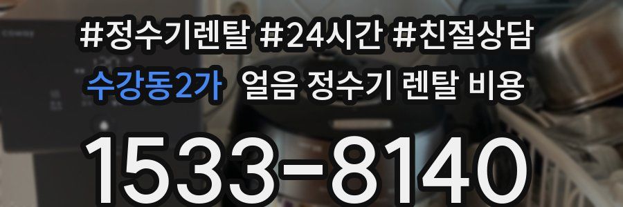 수강동2가 얼음 정수기 렌탈 비용