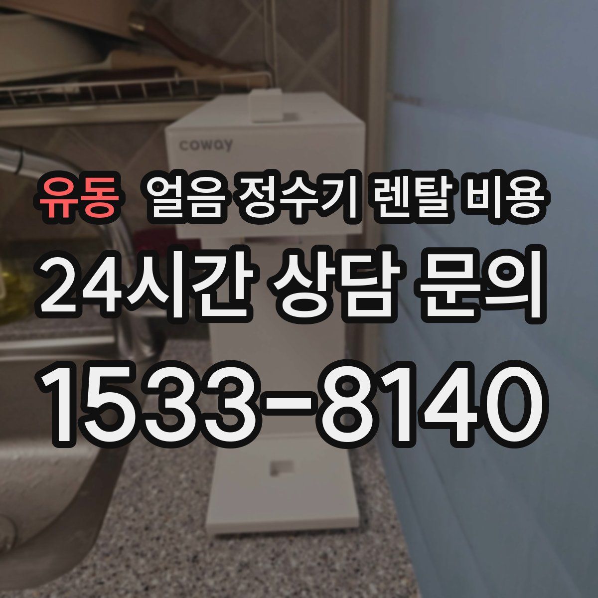 유동 얼음 정수기 렌탈 비용