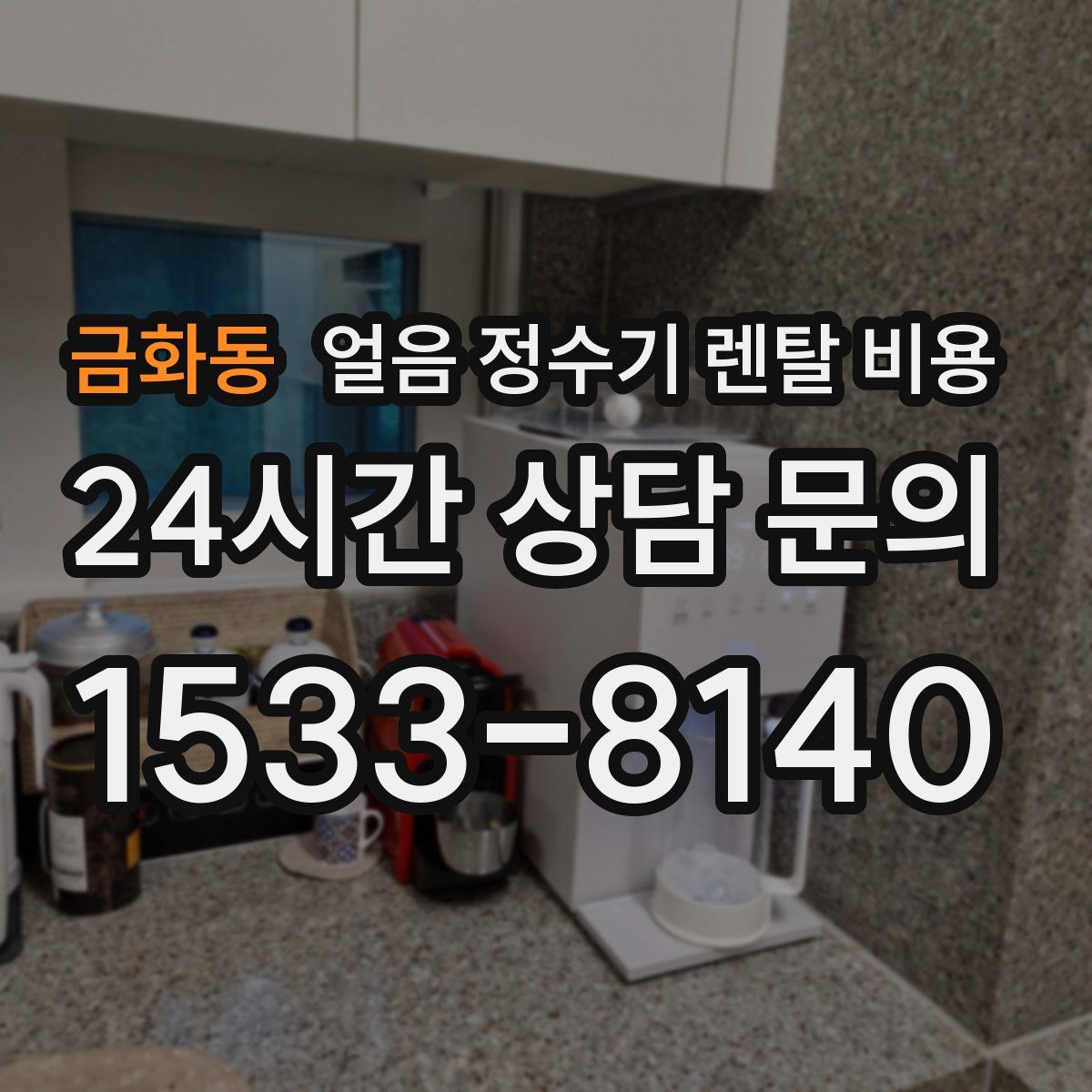 금화동 얼음 정수기 렌탈 비용
