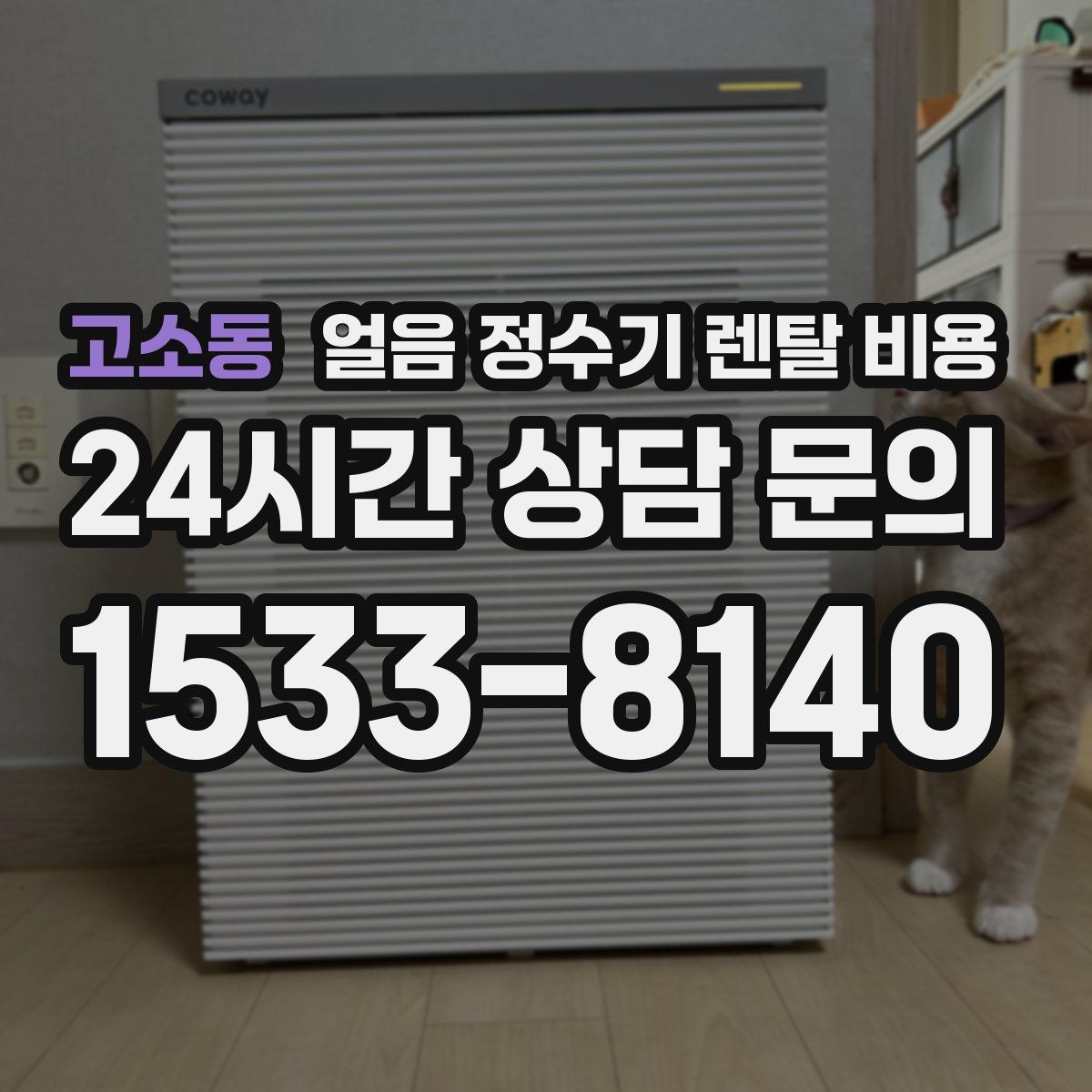 고소동 얼음 정수기 렌탈 비용