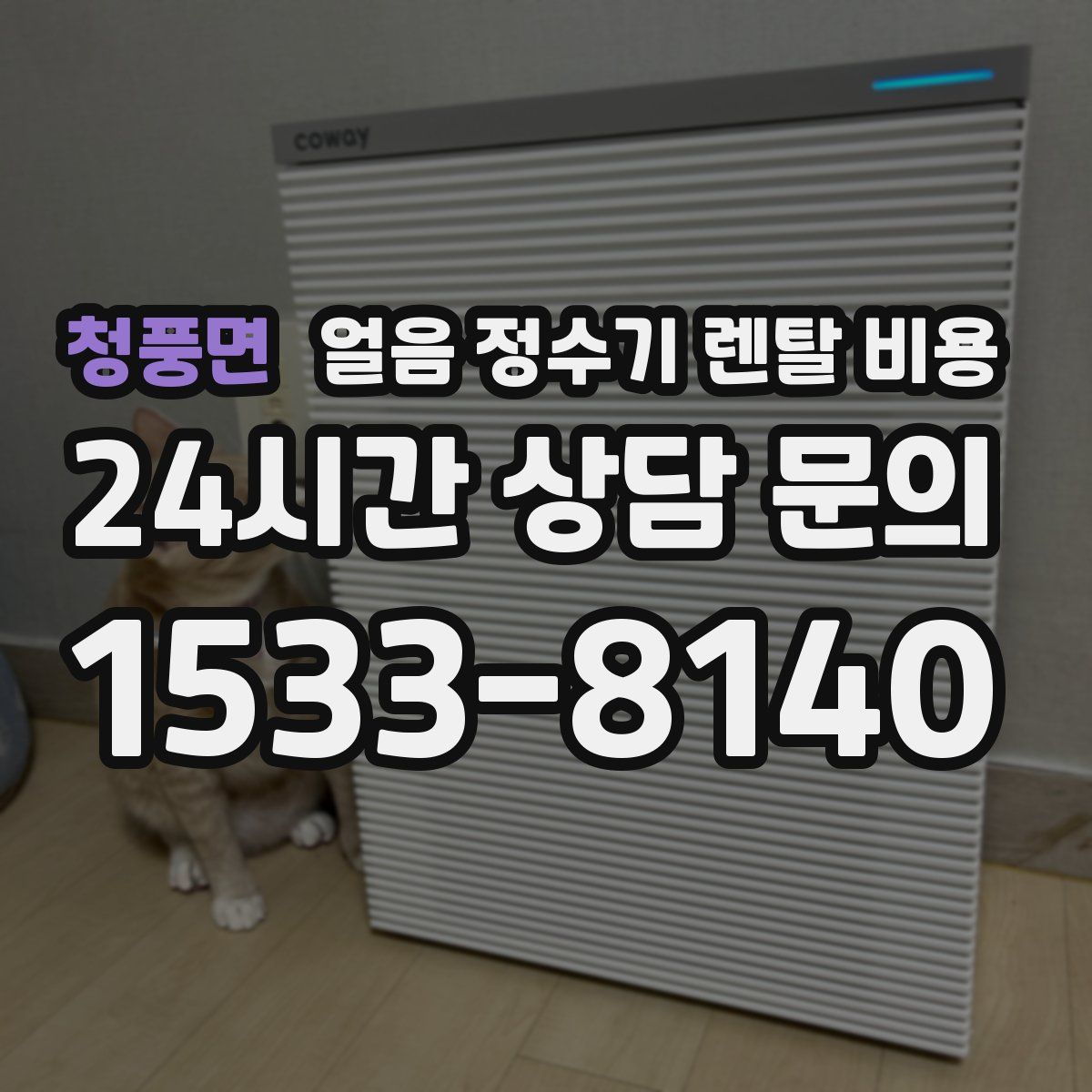 청풍면 얼음 정수기 렌탈 비용