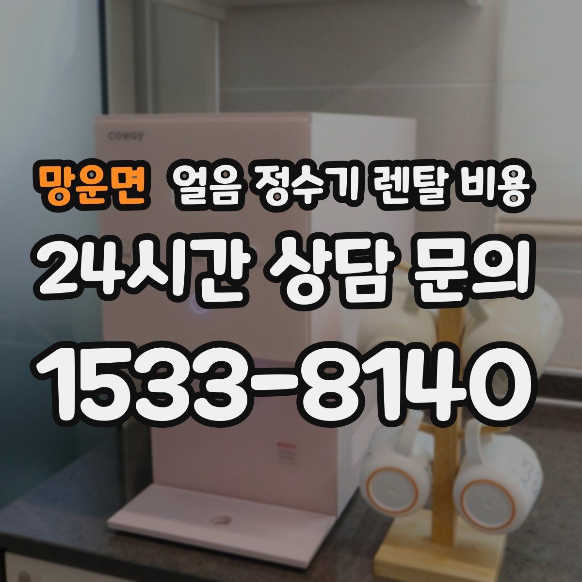 망운면 얼음 정수기 렌탈 비용 직수형과 저수조형 비교 포인트