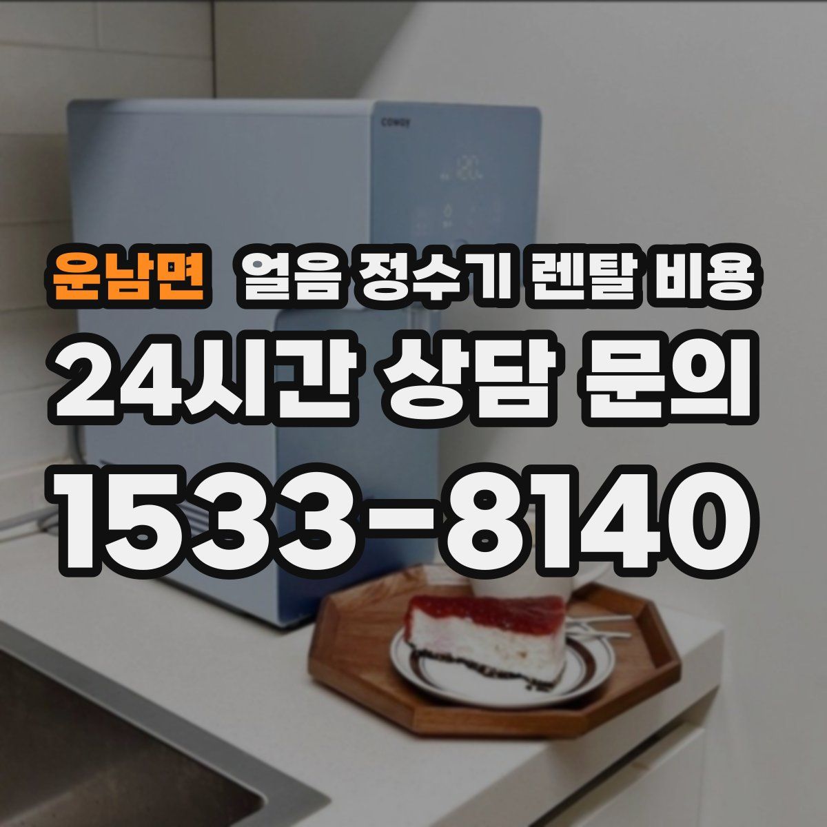 운남면 얼음 정수기 렌탈 비용