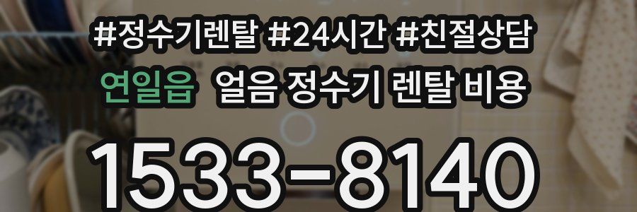 연일읍 얼음 정수기 렌탈 비용