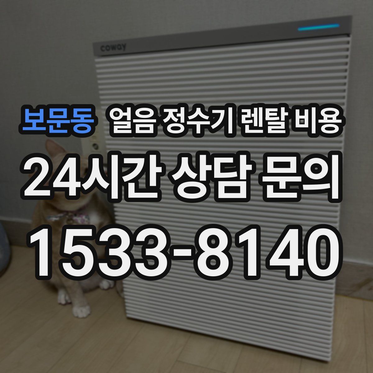보문동 얼음 정수기 렌탈 비용