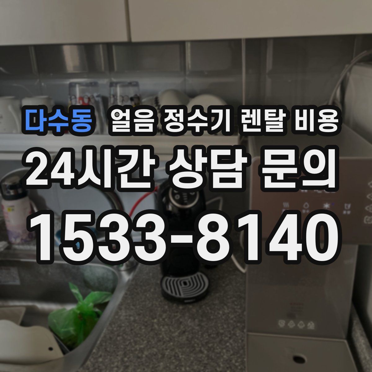 다수동 얼음 정수기 렌탈 비용