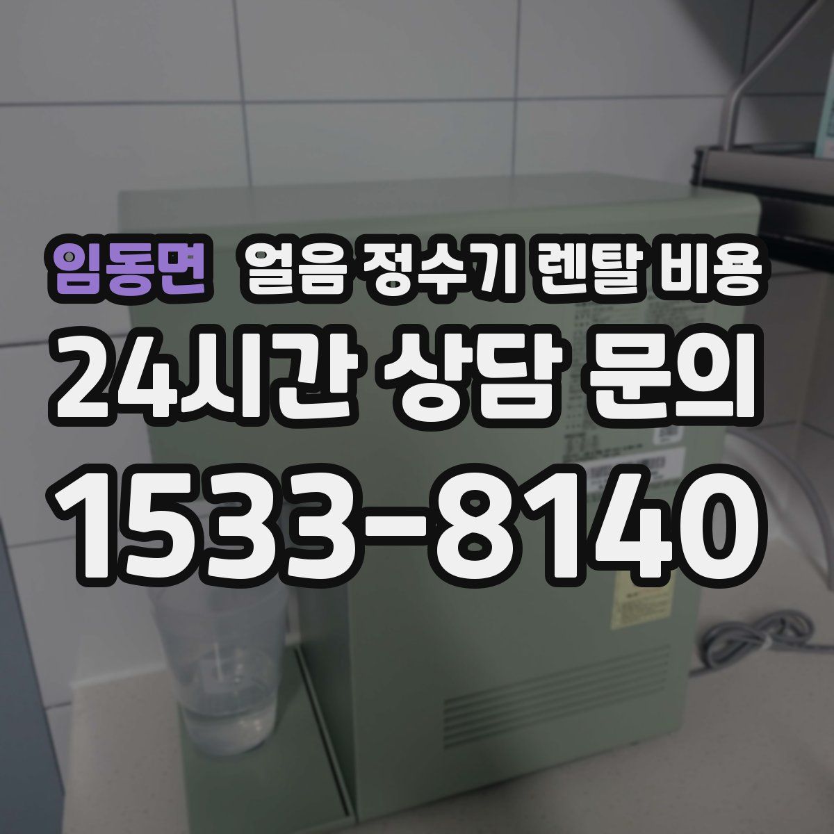임동면 얼음 정수기 렌탈 비용