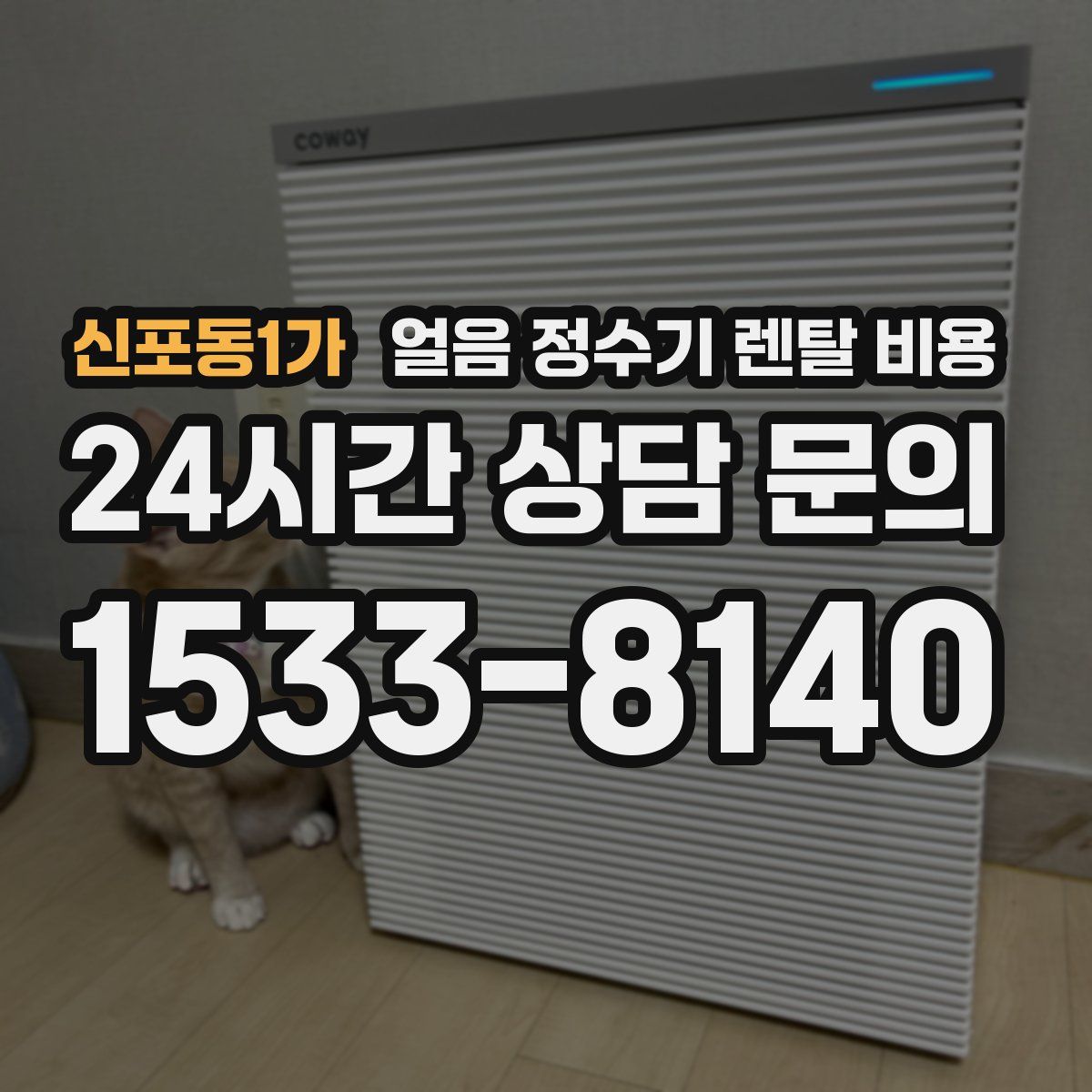 신포동1가 얼음 정수기 렌탈 비용