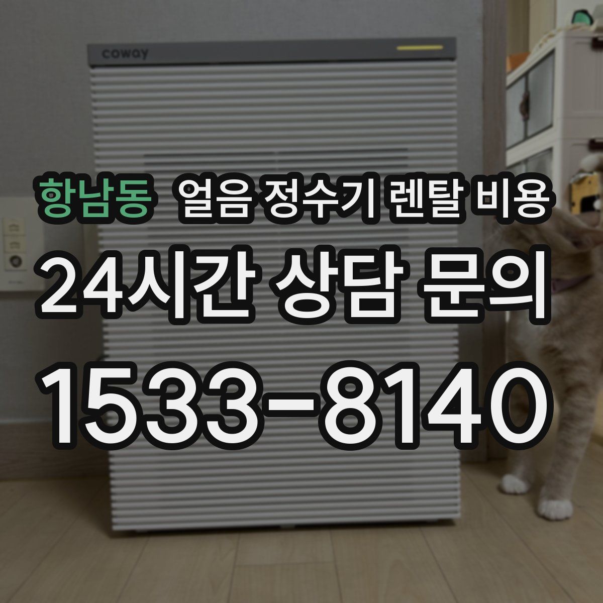 항남동 얼음 정수기 렌탈 비용