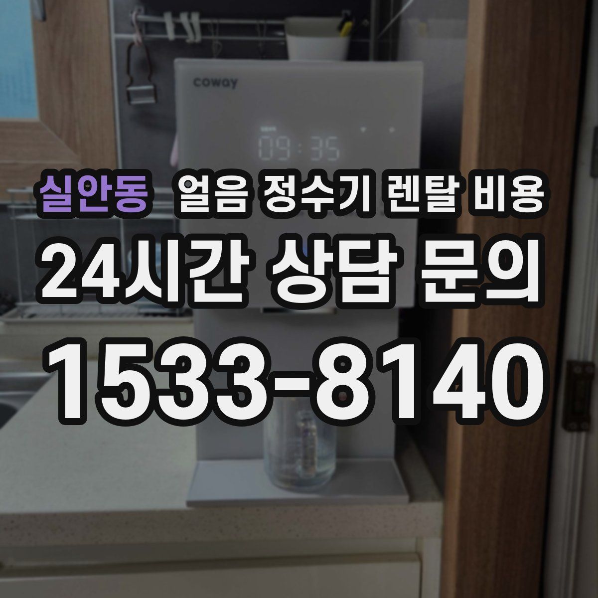 실안동 얼음 정수기 렌탈 비용
