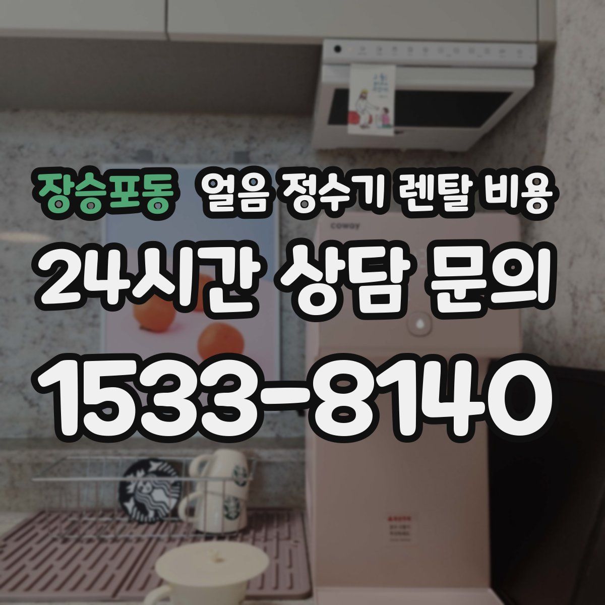 장승포동 얼음 정수기 렌탈 비용