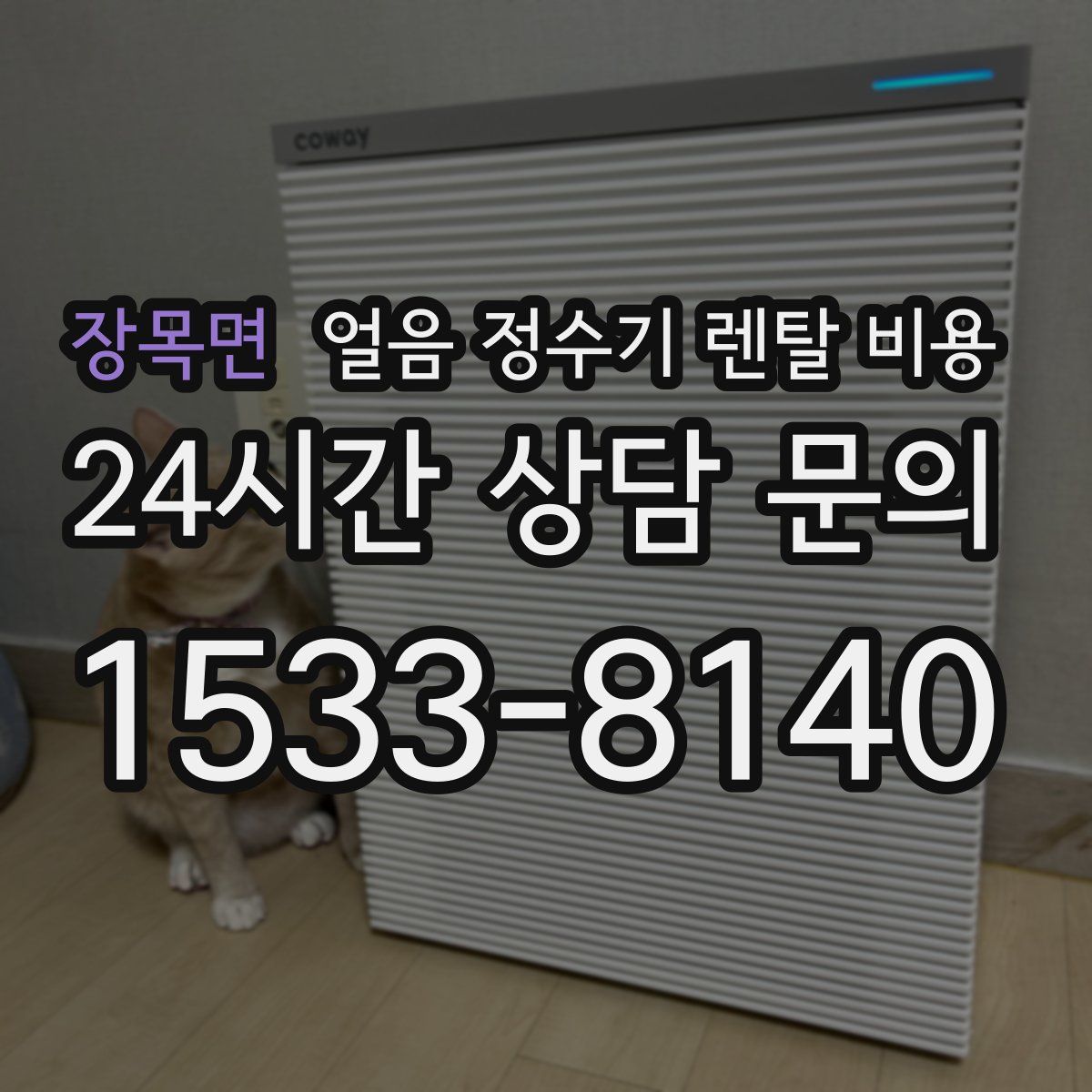 장목면 얼음 정수기 렌탈 비용