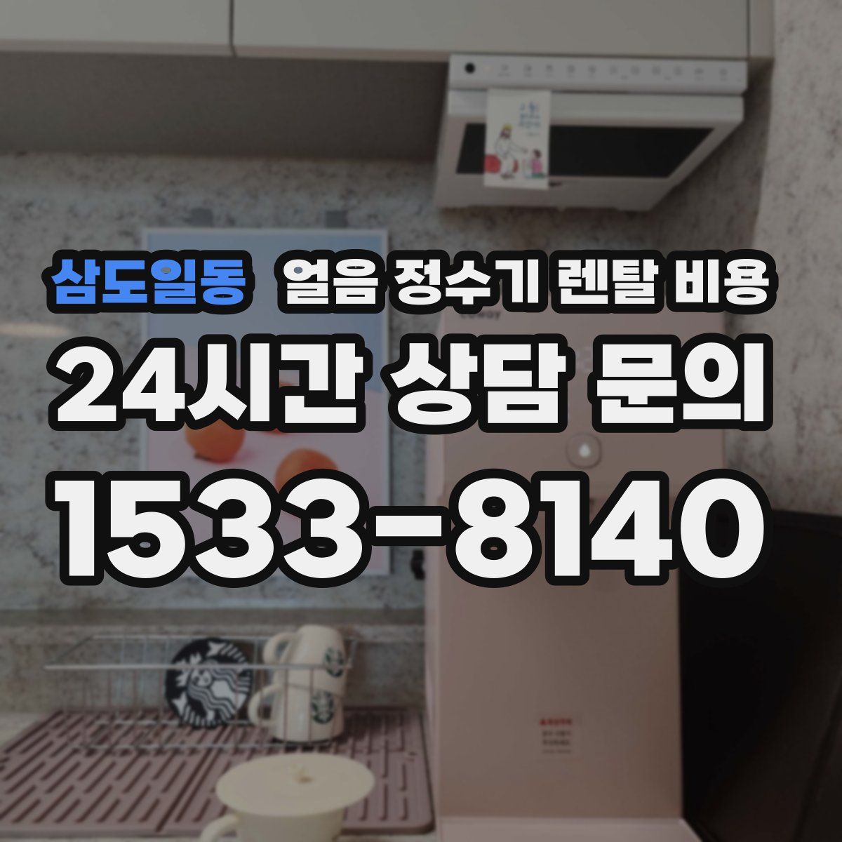 삼도일동 얼음 정수기 렌탈 비용