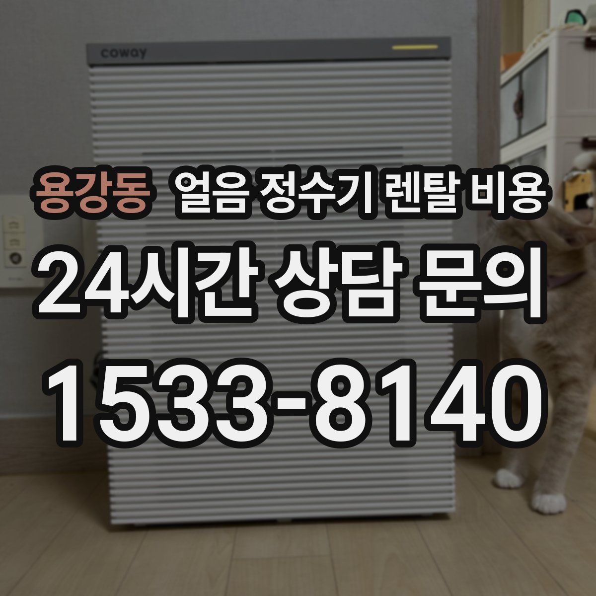 용강동 얼음 정수기 렌탈 비용