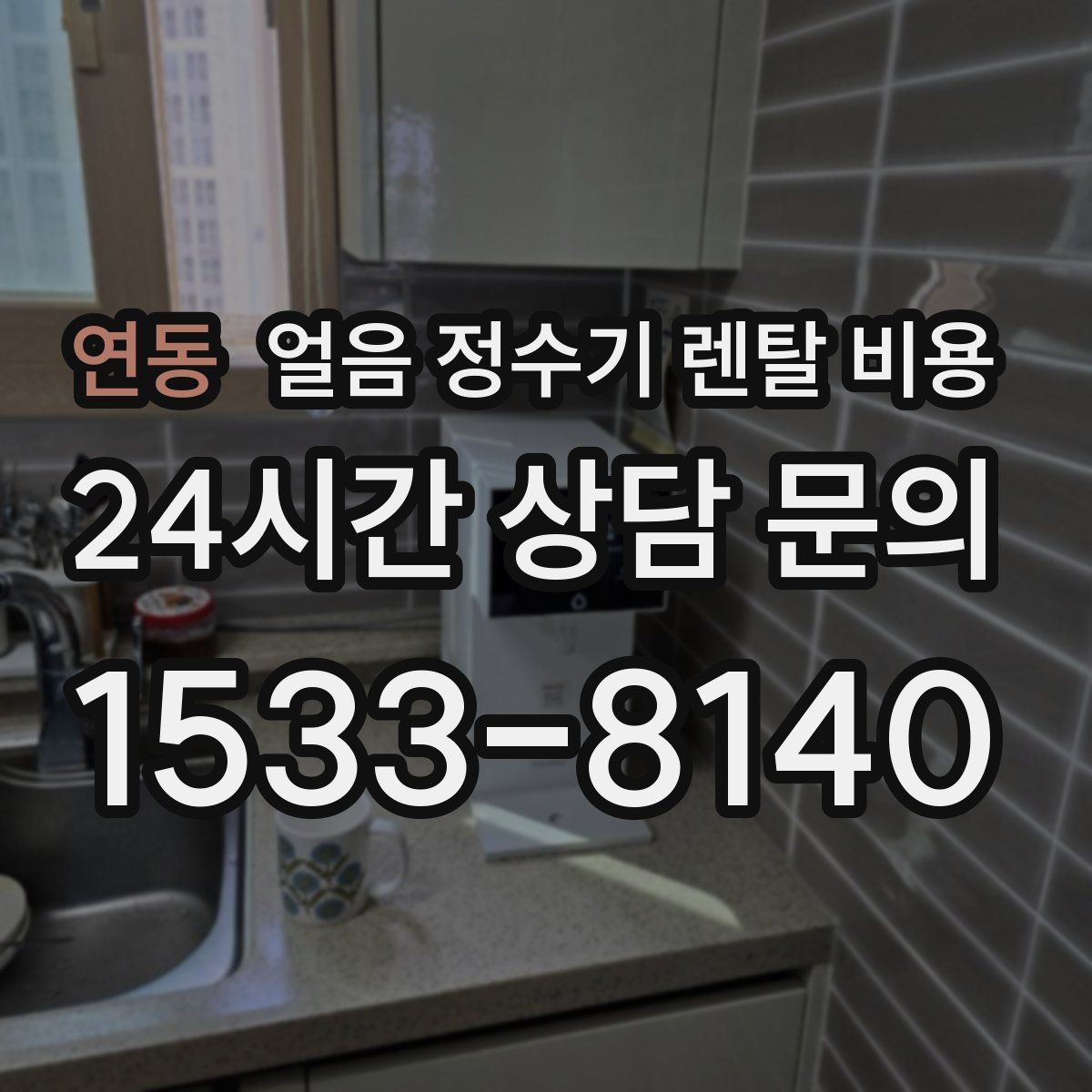 연동 얼음 정수기 렌탈 비용