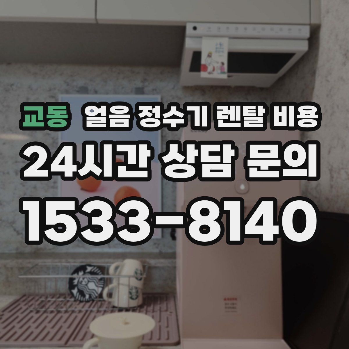 교동 얼음 정수기 렌탈 비용