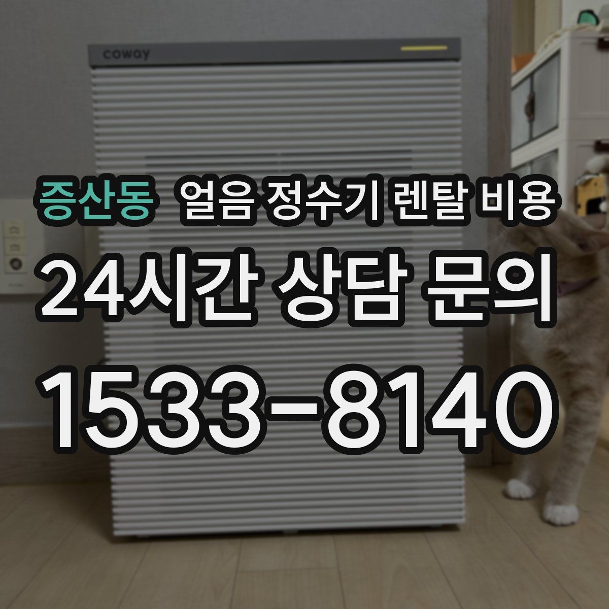 증산동 얼음 정수기 렌탈 비용