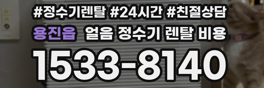 용진읍 얼음 정수기 렌탈 비용