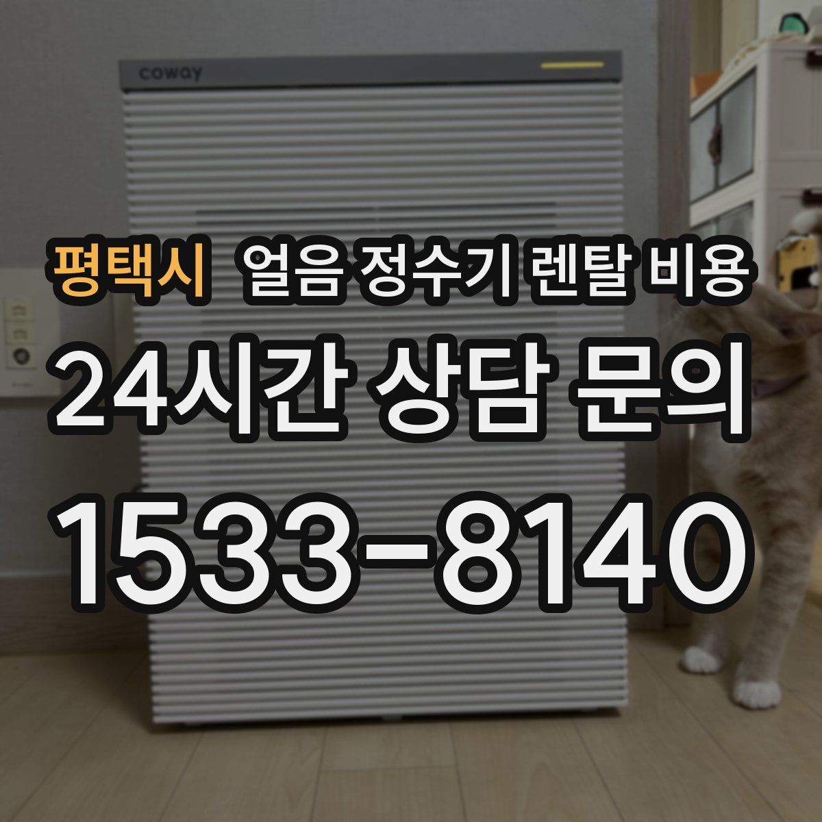 평택시 얼음 정수기 렌탈 비용