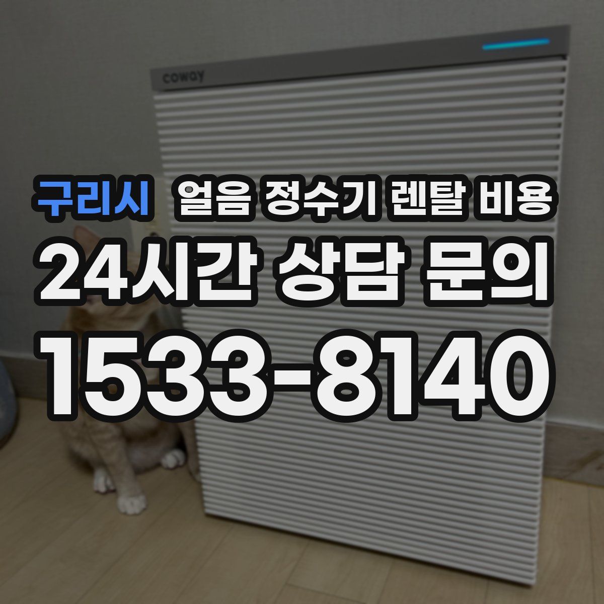 구리시 얼음 정수기 렌탈 비용