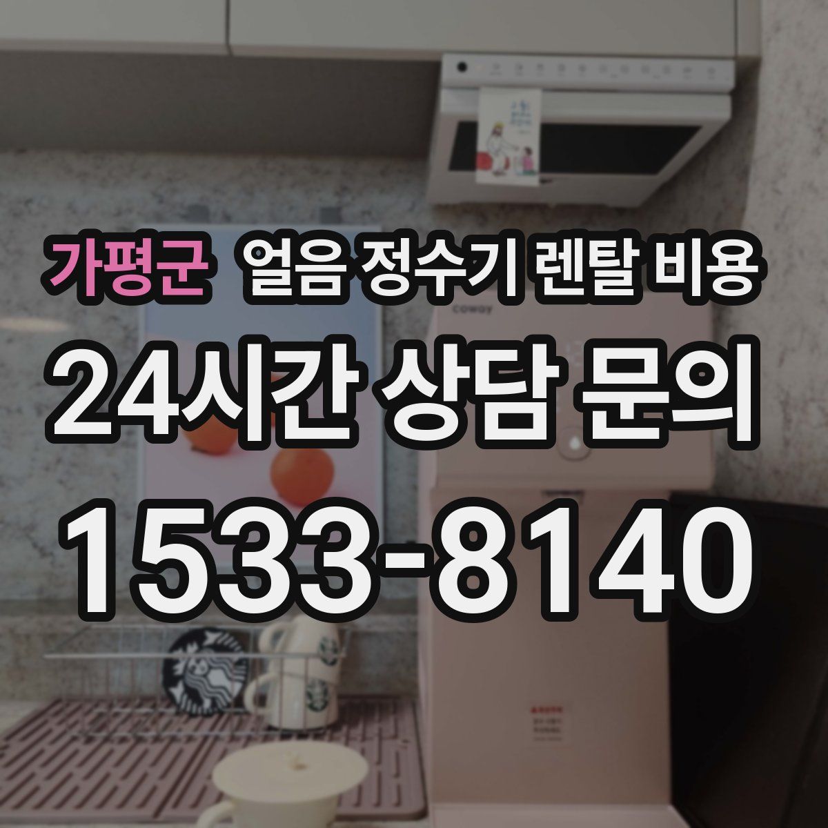 가평군 얼음 정수기 렌탈 비용