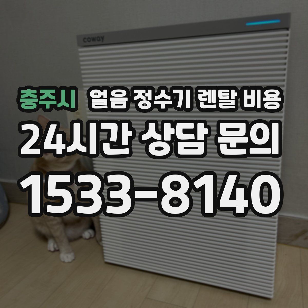 충주시 얼음 정수기 렌탈 비용 사은품보다 중요한 기준 정리