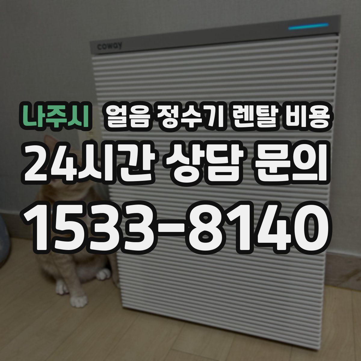 나주시 얼음 정수기 렌탈 비용