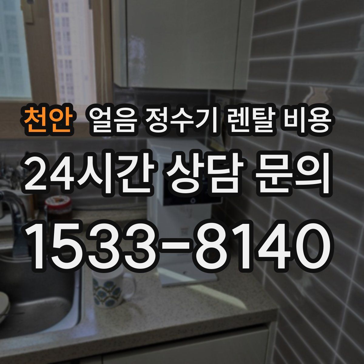 천안 얼음 정수기 렌탈 비용