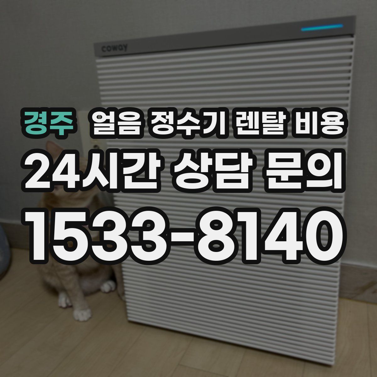 경주 얼음 정수기 렌탈 비용