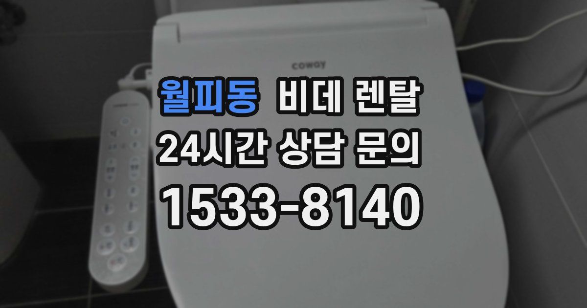 월피동 비데 렌탈