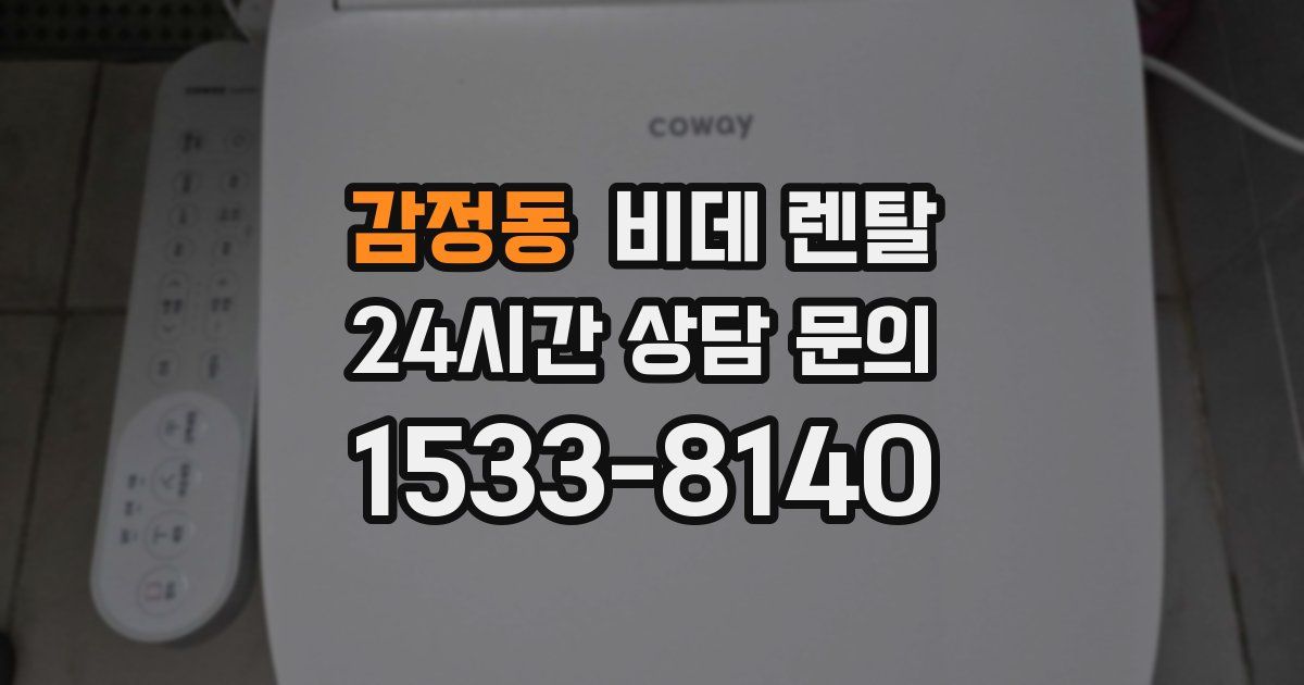 감정동 비데 렌탈