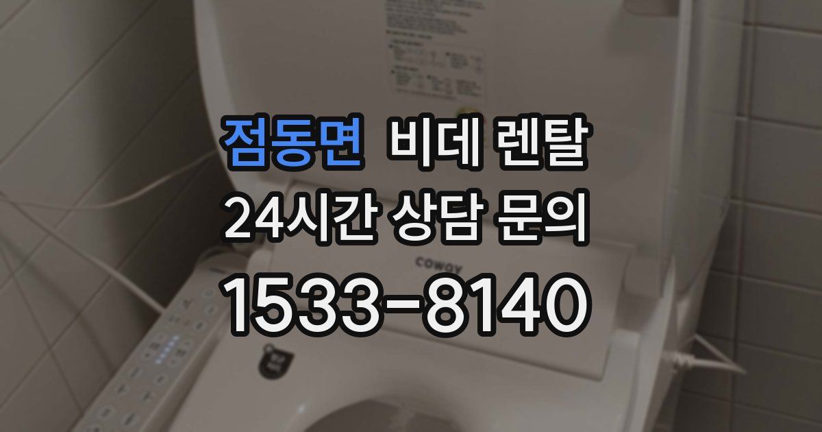 점동면 비데 렌탈