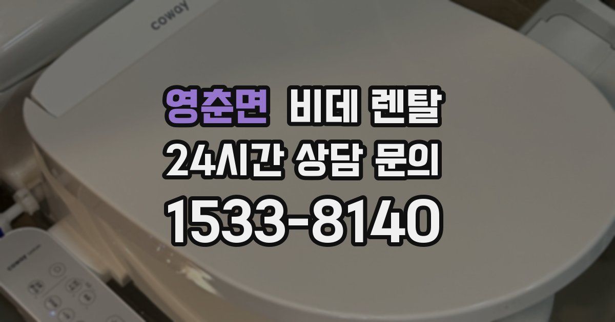 영춘면 비데 렌탈