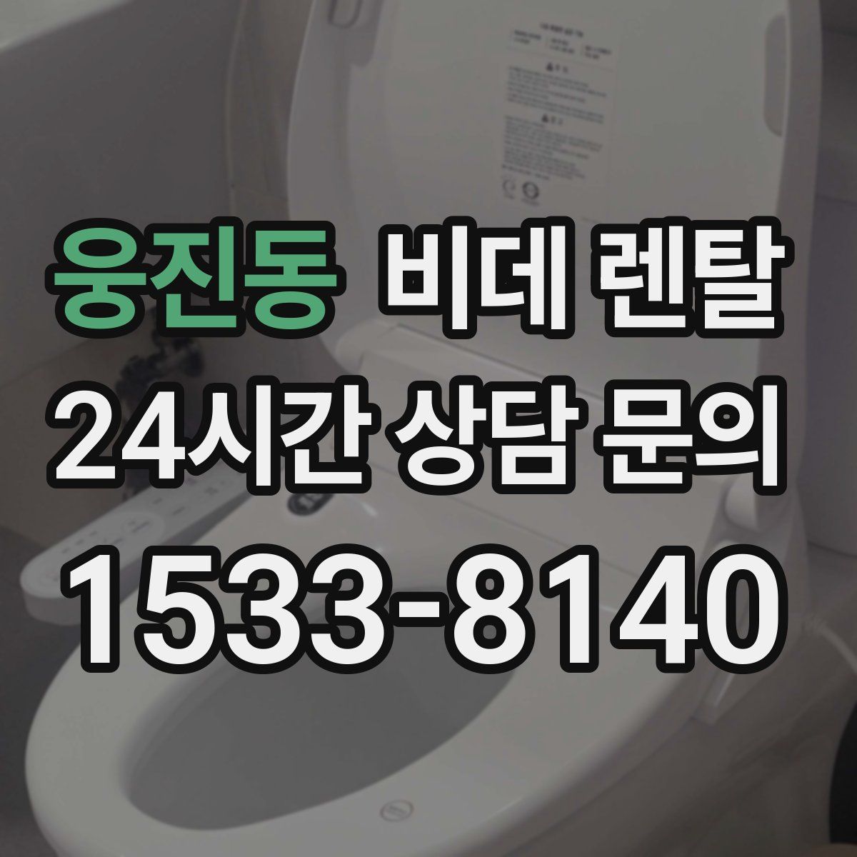 웅진동 비데 렌탈