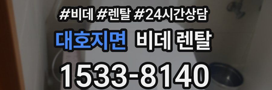 대호지면 비데 렌탈