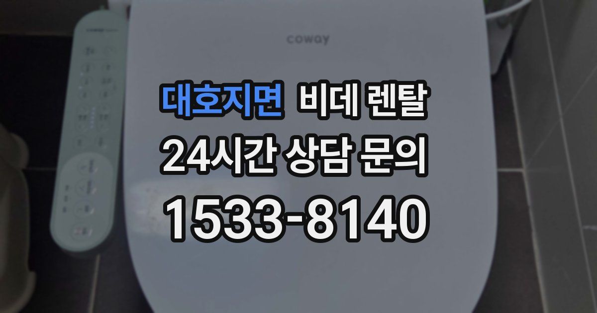 대호지면 비데 렌탈