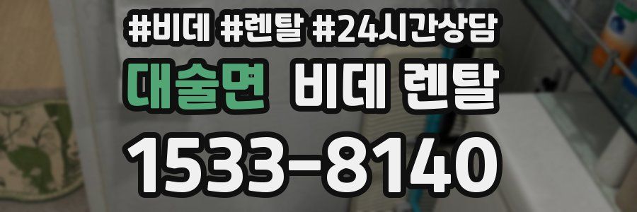 대술면 비데 렌탈