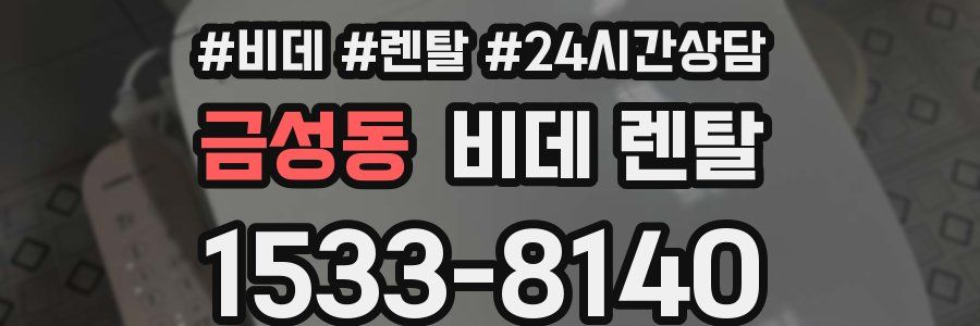 금성동 비데 렌탈