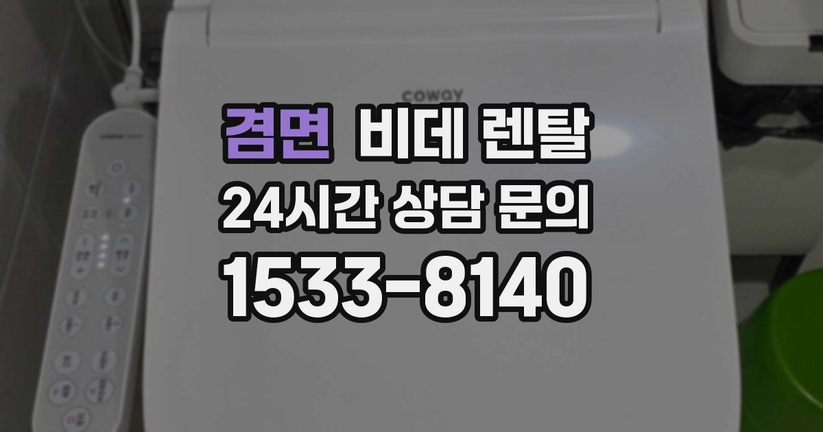 겸면 비데 렌탈