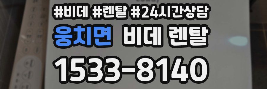 웅치면 비데 렌탈