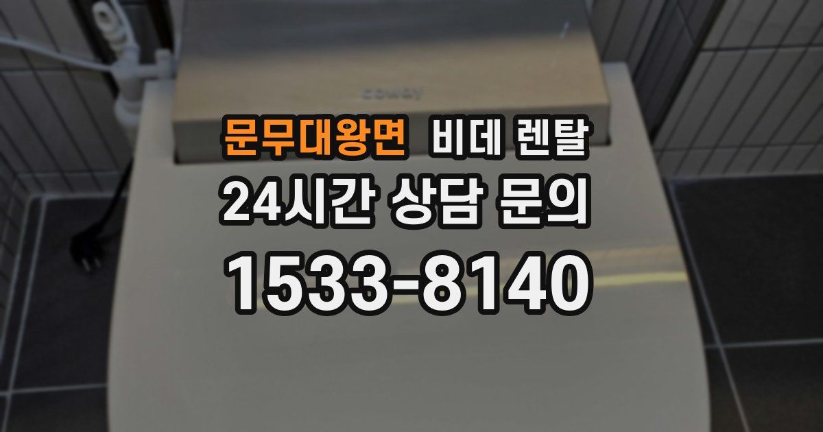 문무대왕면 비데 렌탈
