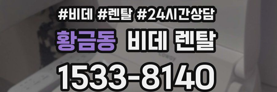 황금동 비데 렌탈