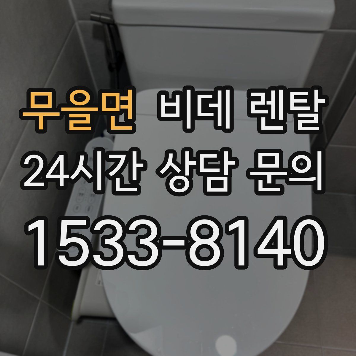 무을면 비데 렌탈