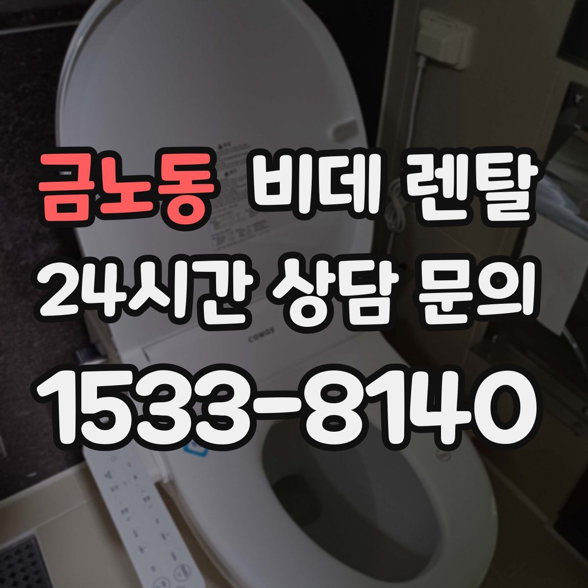 금노동 비데 렌탈