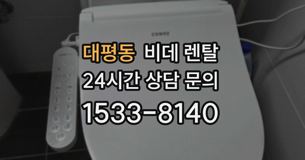 대평동 비데 렌탈