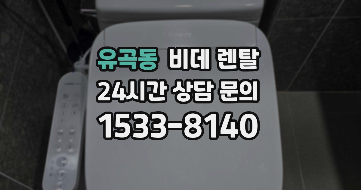 유곡동 비데 렌탈