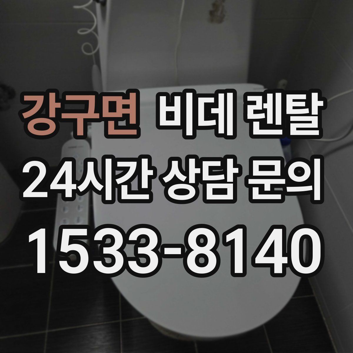 강구면 비데 렌탈 리모컨형과 일체형의 차이점