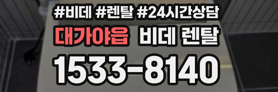 대가야읍 비데 렌탈