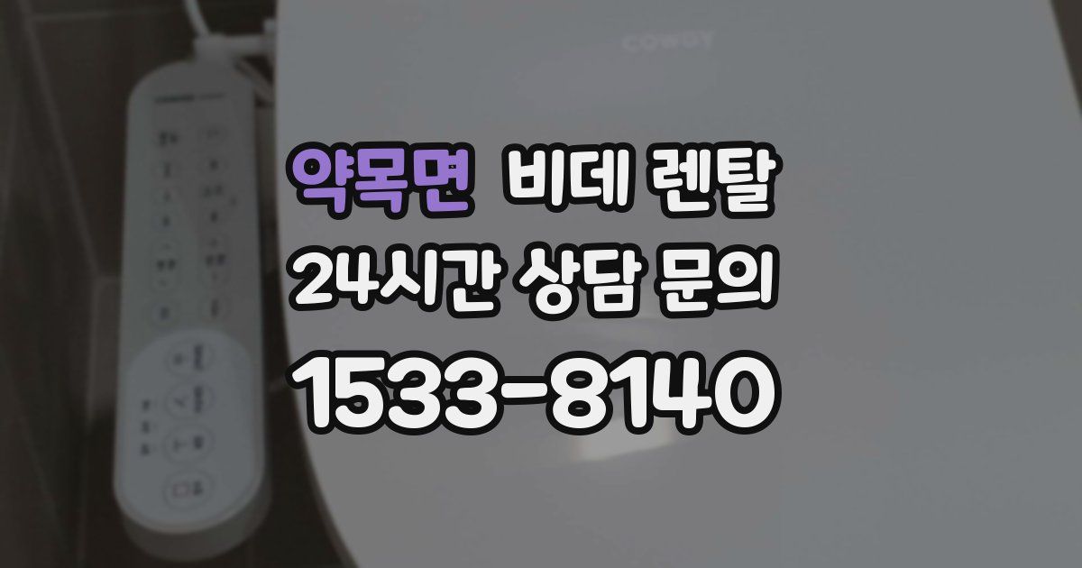 약목면 비데 렌탈